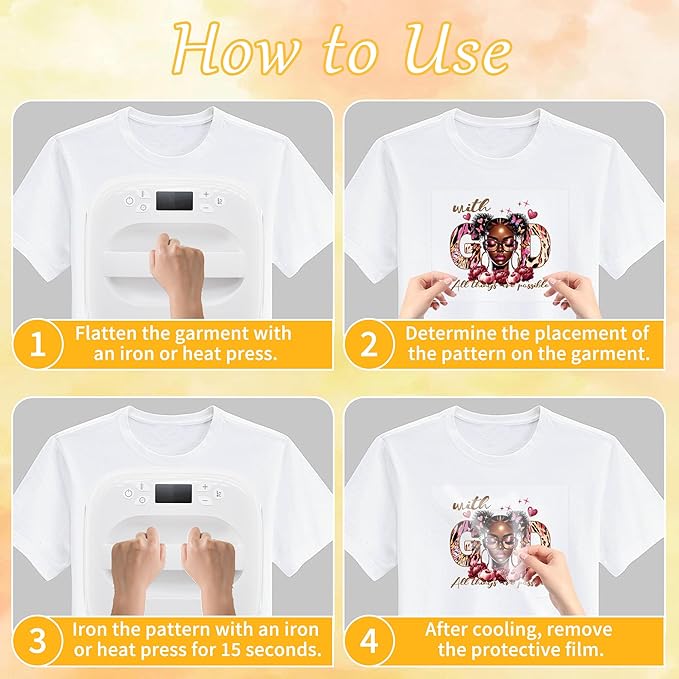 [LIMITED TIME CLEARANCE] Random Heat transfer  Set 10″ + 4″ only 0.8$! Hands slow!